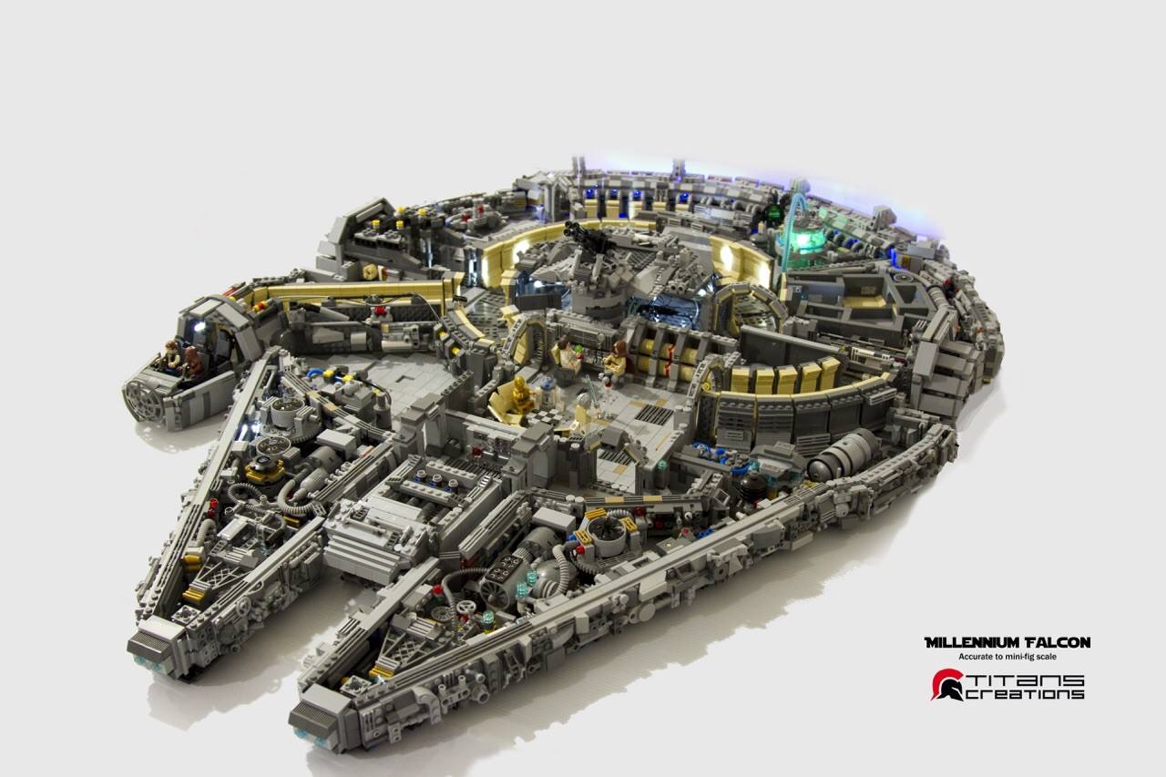10 000-bitar Lego Millennium Falcon