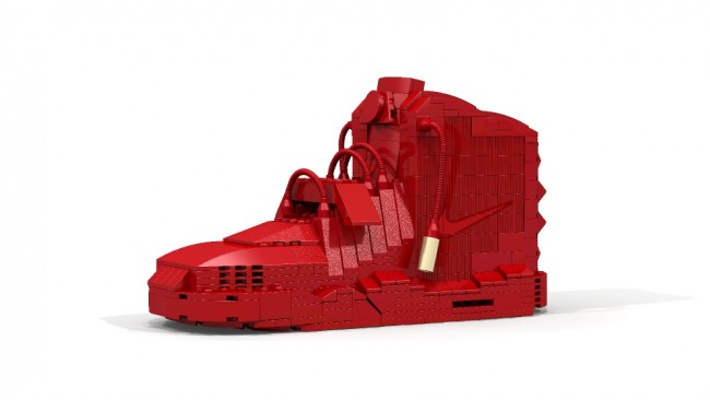 Nike Air Yeezy 2 red october lego edition Yeezy II view 2 final w watermark 650x366 1 Nike Air Yeezy 2 red october lego edition